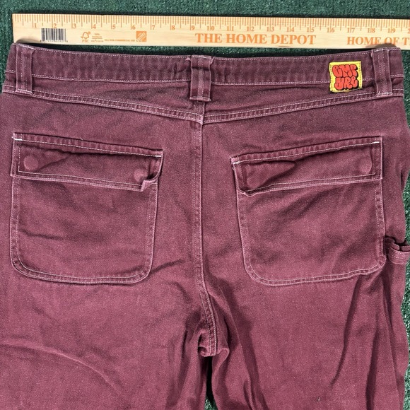 Empyre Jeans Mens Size 38 Relax Maroon Vintage 90's - Picture 4 of 5